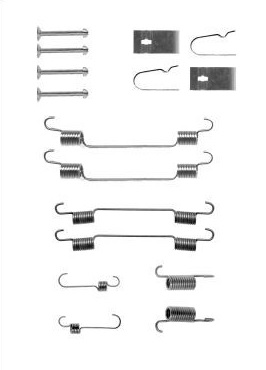 Suzuki Ignis fékpofa rögzítő rugó szett a két oldalhoz (0Q105-0722)
