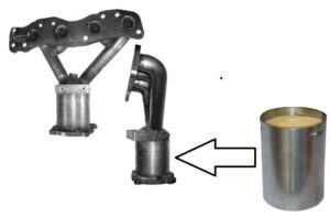 Suzuki Swift katalizátor csonk betét 1.3-1.5 benzin Euro IV 111x130 (06417)