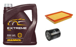 suzuki swift olajcsere szett mannol 5w40 2005 extreme
